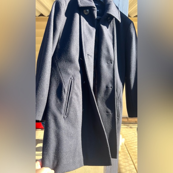 Brand New wool peacoat with Gold Anchor accented Buttons by Liz Claiborne - Picture 2 of 8